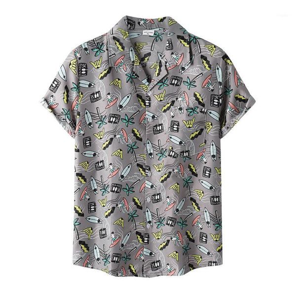 men's casual shirts 2021 blouse beach print shirt short sleeve button turn-down collar harajuku chemises homme de coutur, White;black
men's casual shirts 2021 blouse beach print shirt short sleeve button turn-down collar harajuku chemises homme de coutur, White;black