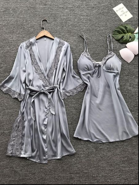 lace lingerie pajamas women sleepwear robe set underwear nightdress home clothes, Black;red
lace lingerie pajamas women sleepwear robe set underwear nightdress home clothes, Black;red