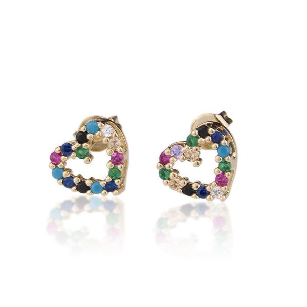 luxury female colorful zircon geometric stud earrings fashion gold small heart ear studs earings for women romantic, Golden;silver
luxury female colorful zircon geometric stud earrings fashion gold small heart ear studs earings for women romantic, Golden;silver