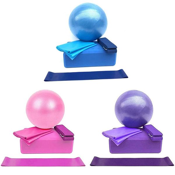 cm yoga ball five-piece home fitness brick stretching latex tension band boosting equipment for mats
cm yoga ball five-piece home fitness brick stretching latex tension band boosting equipment for mats