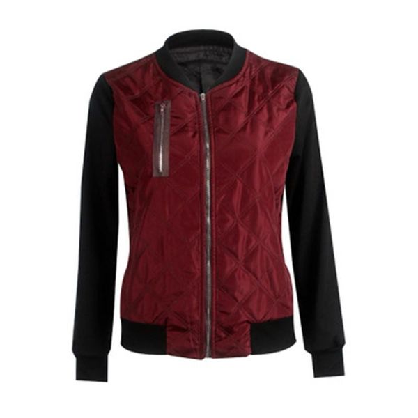 women's jackets 2021 autumn and winter solid color fashion zipper large size trend handsome quilted jacket female, Black;brown
women's jackets 2021 autumn and winter solid color fashion zipper large size trend handsome quilted jacket female, Black;brown
