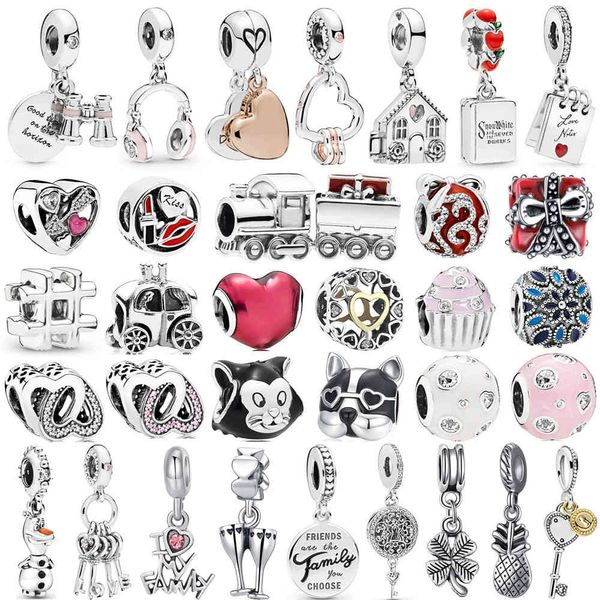 cute cat dog train gift box cake pendant adapting to original pandora charm bracelet necklace lady diy jewelry, Silver
cute cat dog train gift box cake pendant adapting to original pandora charm bracelet necklace lady diy jewelry, Silver