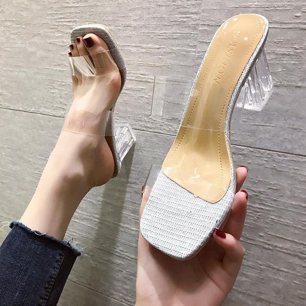 slippers summer gold sandals clear high heels women shoes woman transparent pumps wedding jellyhk654, Black
slippers summer gold sandals clear high heels women shoes woman transparent pumps wedding jellyhk654, Black