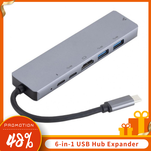 hubs 6-in-1 usb hub multifunctional type-c to pd charging 3.0 docking adapter usb-hub expander
hubs 6-in-1 usb hub multifunctional type-c to pd charging 3.0 docking adapter usb-hub expander