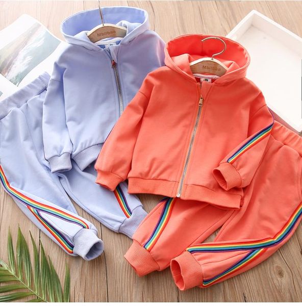 clothing sets 2021sport casual girls clothes autumn spring hooded coat+ pant two pcs baby set kid's suit, White
clothing sets 2021sport casual girls clothes autumn spring hooded coat+ pant two pcs baby set kid's suit, White