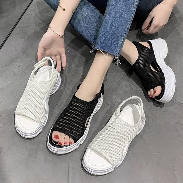 summer woman sandals hollow out solid thick bottom non slip female shoes wedges breathable ladies casual comfortable 2021, Black
summer woman sandals hollow out solid thick bottom non slip female shoes wedges breathable ladies casual comfortable 2021, Black