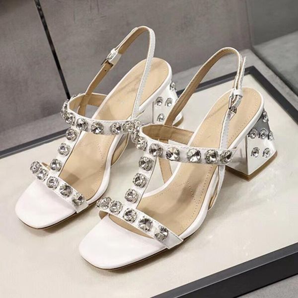 woman summer sandals crystal women high heels pumps runway chunky party dress shoes, Black
woman summer sandals crystal women high heels pumps runway chunky party dress shoes, Black