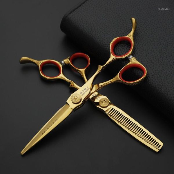 6.0 professional hair scissors set cutting barber salon haircut thinning shear hairdressing tools scissors1
6.0 professional hair scissors set cutting barber salon haircut thinning shear hairdressing tools scissors1