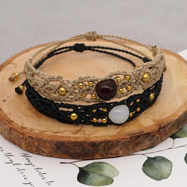 beaded, strands south american ethnic macrame bracelet handmade stone beaded wax rope woven men and women hand bangles for, Black
beaded, strands south american ethnic macrame bracelet handmade stone beaded wax rope woven men and women hand bangles for, Black