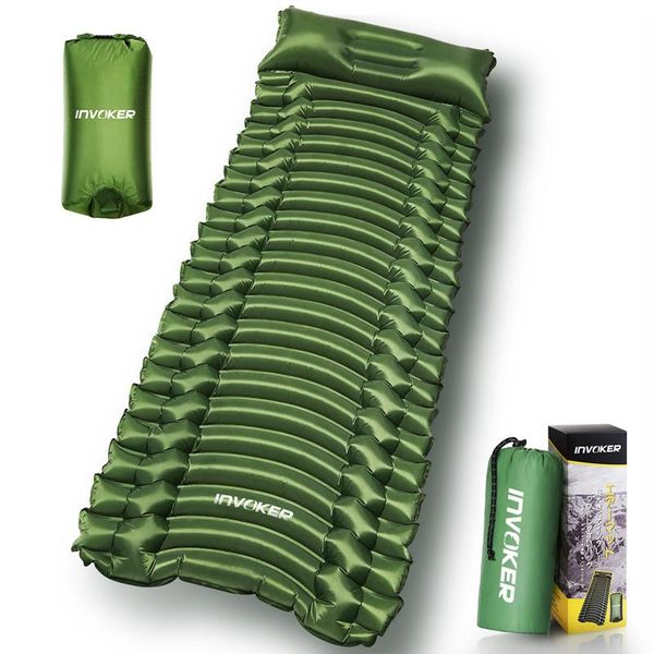 outdoor pads sleeping pad camping mat with pillow air mattress picnic inflatable cushion fast filling moistureproof bed
outdoor pads sleeping pad camping mat with pillow air mattress picnic inflatable cushion fast filling moistureproof bed