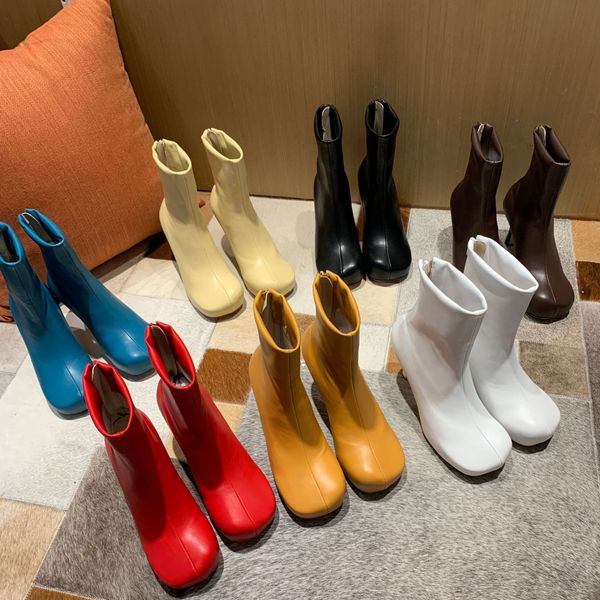 sheepskin leather 9cm high heels shoes knight boots square toes ankle booties knee fashion roman zipper party wedding size 34-43, Black
sheepskin leather 9cm high heels shoes knight boots square toes ankle booties knee fashion roman zipper party wedding size 34-43, Black