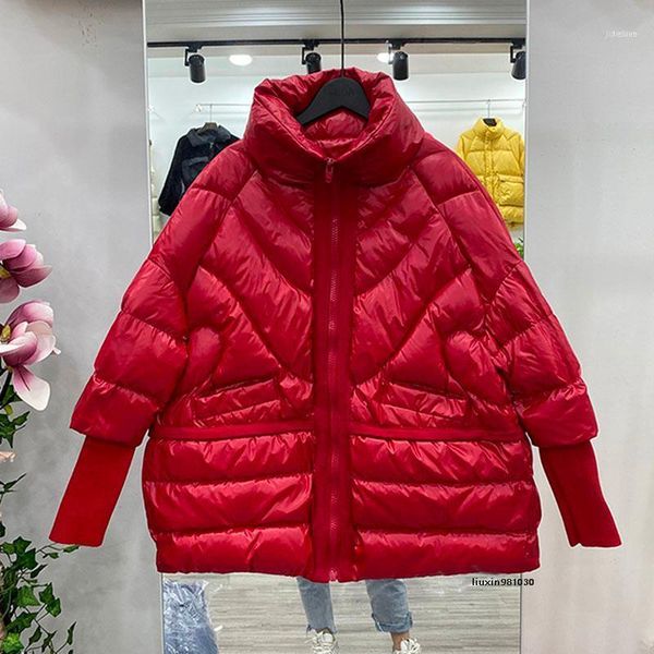 women's down & parkas 90% winter jacket women loose ultra light white duck coat female turtleneck pockets thick warm overcoat1, Black
women's down & parkas 90% winter jacket women loose ultra light white duck coat female turtleneck pockets thick warm overcoat1, Black