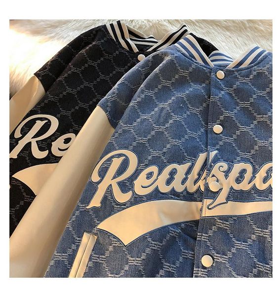 women's jackets cmaz 2021 autumn winter thick coats for women baseball uniform men's and embroidered loose jacket, Black;brown
women's jackets cmaz 2021 autumn winter thick coats for women baseball uniform men's and embroidered loose jacket, Black;brown