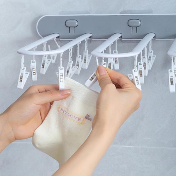hangers & racks wall mounted drying rack underwear sock clip hanger multi-function clothes windproof storage plastic
hangers & racks wall mounted drying rack underwear sock clip hanger multi-function clothes windproof storage plastic