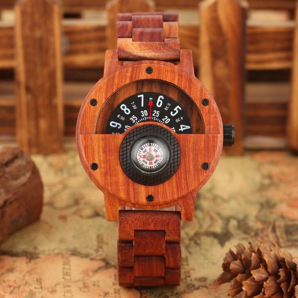 wristwatches unique compass turntable design wood watch creative semicircle dial men's full sandalwood bangle retro clock luxury rejol, Slivery;brown
wristwatches unique compass turntable design wood watch creative semicircle dial men's full sandalwood bangle retro clock luxury rejol, Slivery;brown