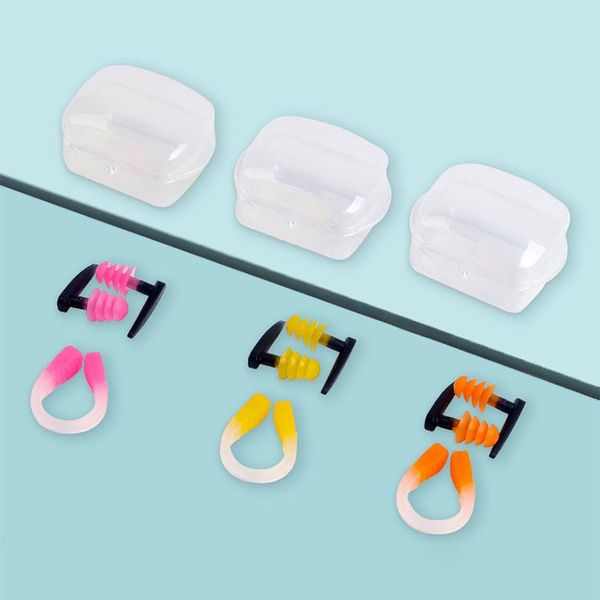 professional waterproof nose clip swimming safety ear plugs sport earplug silicone surf ears zwemmen watersport equipment bi50ne
professional waterproof nose clip swimming safety ear plugs sport earplug silicone surf ears zwemmen watersport equipment bi50ne