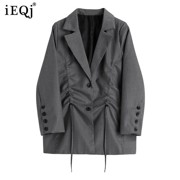 women's suits & blazers ieqj women gary drawstring design sense blazer notched long sleeve loose fit jacket fashion tide spring autumn, White;black
women's suits & blazers ieqj women gary drawstring design sense blazer notched long sleeve loose fit jacket fashion tide spring autumn, White;black