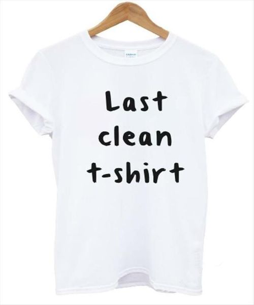2015 last clean letters print women t shirt cotton casual funny for lady black white tee hipster zt203 46
2015 last clean letters print women t shirt cotton casual funny for lady black white tee hipster zt203 46