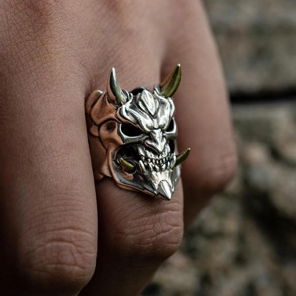 wedding rings vintage mens horror anger skull ring gothic punk biker skeleton for men party jewelry halloween gifts, Slivery;golden
wedding rings vintage mens horror anger skull ring gothic punk biker skeleton for men party jewelry halloween gifts, Slivery;golden