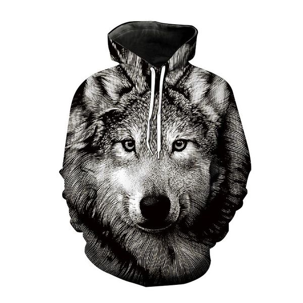 men's hoodies & sweatshirts animal wolf 3d print men women fashion hooded sweatshirt casual hip hop hoodie pullover trendy coat, Black
men's hoodies & sweatshirts animal wolf 3d print men women fashion hooded sweatshirt casual hip hop hoodie pullover trendy coat, Black