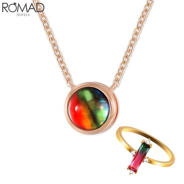 pendant necklaces romad dainty natural stone necklace women rose gold wedding colorful opal gem crystal girl party jewelry r5, Silver
pendant necklaces romad dainty natural stone necklace women rose gold wedding colorful opal gem crystal girl party jewelry r5, Silver