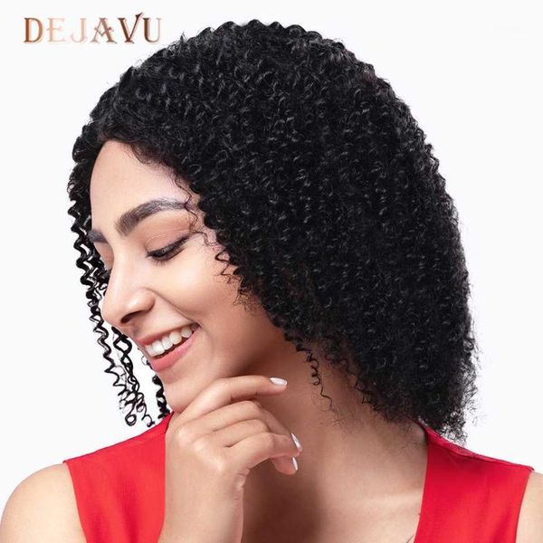 dejavu kinky curly wig 13*4 lace front human hair wigs brazilian remy short bob for women 150% deep wave wig1, Black;brown
dejavu kinky curly wig 13*4 lace front human hair wigs brazilian remy short bob for women 150% deep wave wig1, Black;brown