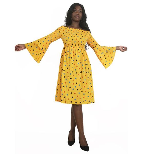 ethnic clothing dashikiage african dresses for women plus size femme robe 2021 long flare sleeve dot slash neck short dress, Red
ethnic clothing dashikiage african dresses for women plus size femme robe 2021 long flare sleeve dot slash neck short dress, Red