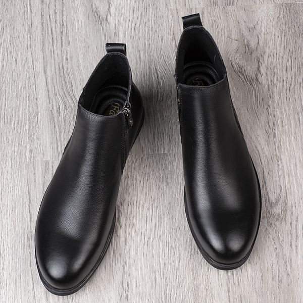men shoes fashion outdoors spring autumn pu leather slip on round toe simplicity street style casual sapatos para hombre comfortable classic, Black
men shoes fashion outdoors spring autumn pu leather slip on round toe simplicity street style casual sapatos para hombre comfortable classic, Black