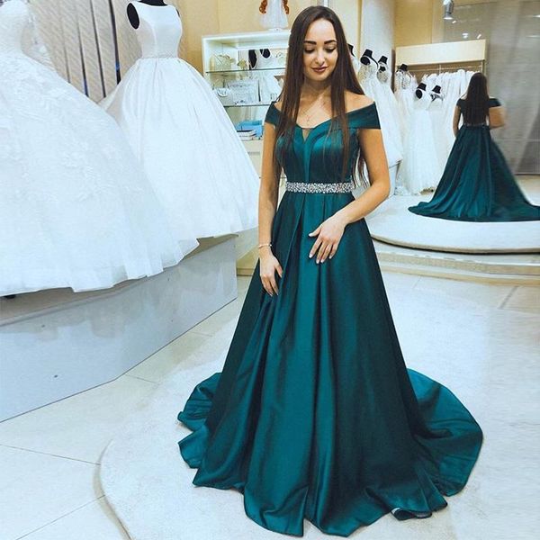 party dresses off the shoulder prom a-line boat neck forest green gowns short sleeves sweep train diamonds sashes, White;black
party dresses off the shoulder prom a-line boat neck forest green gowns short sleeves sweep train diamonds sashes, White;black