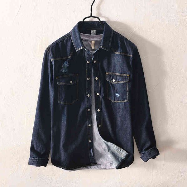 men's t-shirts brand long-sleeved cotton shirts men solid plus size denim male autumn and spring blue shirt mens camisa chemise 8uk4, White;black
men's t-shirts brand long-sleeved cotton shirts men solid plus size denim male autumn and spring blue shirt mens camisa chemise 8uk4, White;black