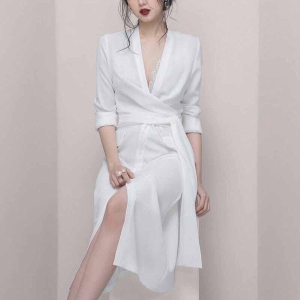 spring and autumnbandage dress women elegant party office lady streetwear fashion casual dresses, Black;gray
spring and autumnbandage dress women elegant party office lady streetwear fashion casual dresses, Black;gray
