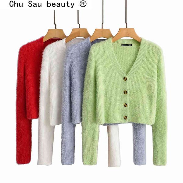 chu sau beauty fashion blogger style imitation mink hair slim sweaters women casual solid elastic female short cardigan 210508, White
chu sau beauty fashion blogger style imitation mink hair slim sweaters women casual solid elastic female short cardigan 210508, White