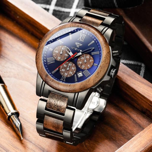 wristwatches relogio masculino casual fashion sport military watch men's wood with stainless steel quartz, Slivery;brown
wristwatches relogio masculino casual fashion sport military watch men's wood with stainless steel quartz, Slivery;brown