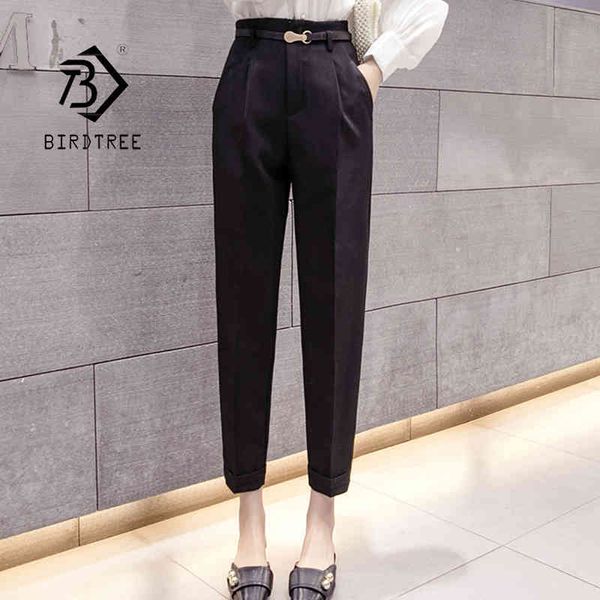 spring autumn casual suit bud pants women's workwear solid high waist straight pants capris trousers with belt b11307p 210419, Black;white
spring autumn casual suit bud pants women's workwear solid high waist straight pants capris trousers with belt b11307p 210419, Black;white