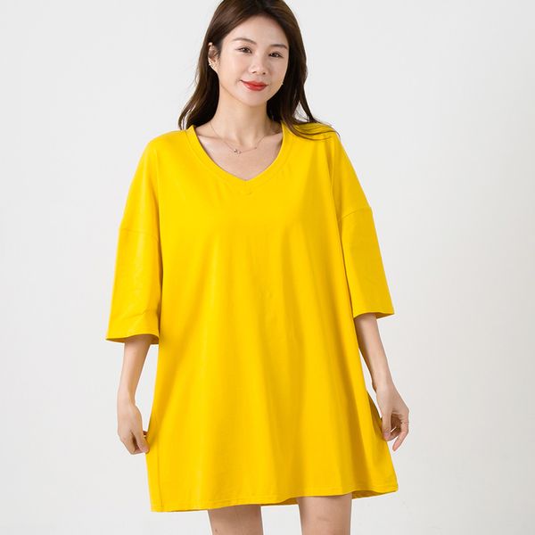 summer large 7% casual loose fit women's t-shirt solid color v-neck kg-9, White;black
summer large 7% casual loose fit women's t-shirt solid color v-neck kg-9, White;black