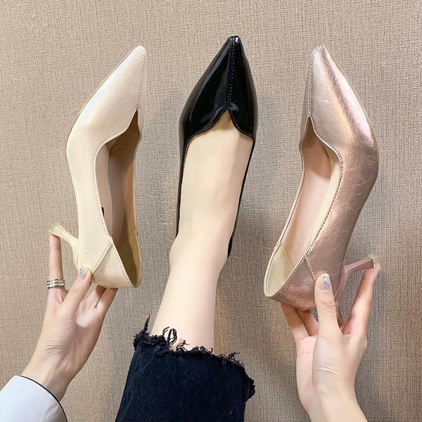 dress shoes 2021 women pumps ol fashion high heels single female spring concise elegant wedding party woman u14-17, Black
dress shoes 2021 women pumps ol fashion high heels single female spring concise elegant wedding party woman u14-17, Black
