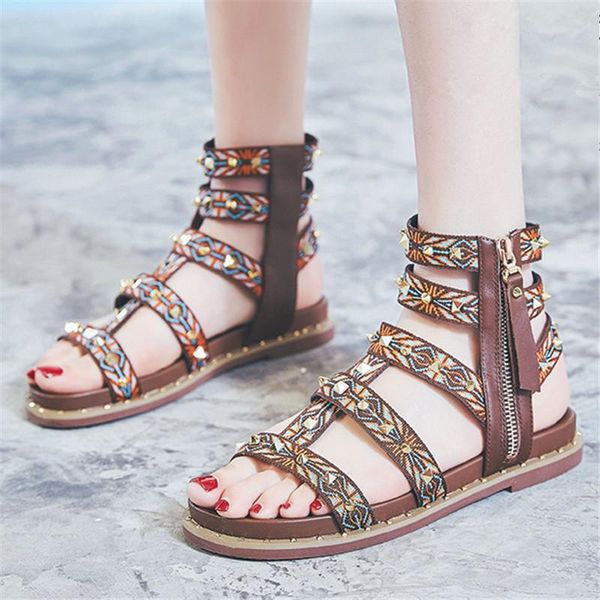 retro bohemia women summer sandals print straps outdoor beach gladiator sandal hollow out flat shoes woman causal ladies flats, Black
retro bohemia women summer sandals print straps outdoor beach gladiator sandal hollow out flat shoes woman causal ladies flats, Black