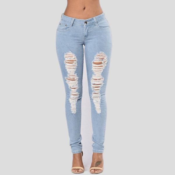 women's jeans 2021 skinny women denim pants holes destroyed knee pencil casual trousers light blue stretch ripped
women's jeans 2021 skinny women denim pants holes destroyed knee pencil casual trousers light blue stretch ripped