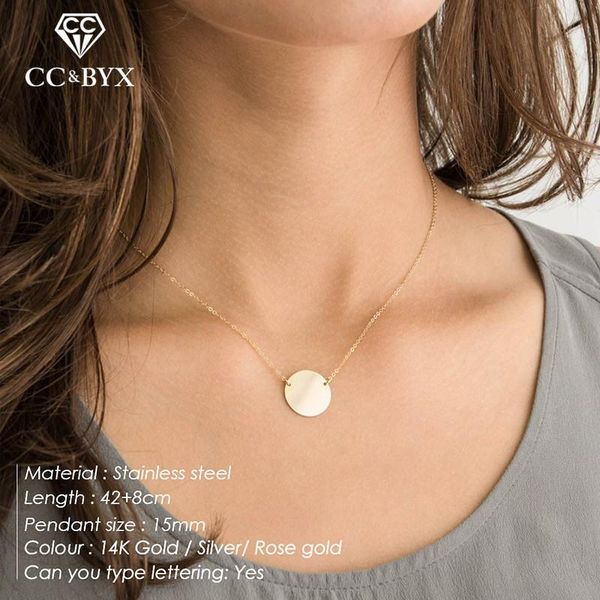 Stainless Steel Necklace For Women Party Fine Jewelry Round Moon Shape Office Necklaces 15mm Pendant Simple Design YX15482 Chains, Silver
Stainless Steel Necklace For Women Party Fine Jewelry Round Moon Shape Office Necklaces 15mm Pendant Simple Design YX15482 Chains, Silver