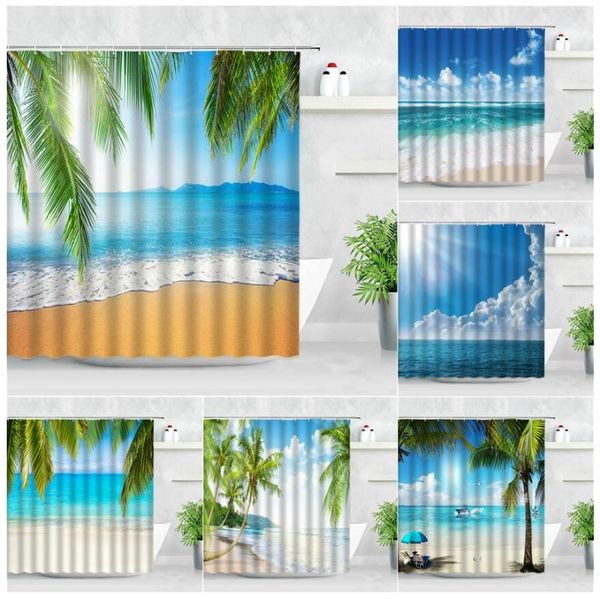 shower curtains summer ocean landscape blue sky beach sea waves palm tree leaf hawaii natural scenery bathroom decor curtain set
shower curtains summer ocean landscape blue sky beach sea waves palm tree leaf hawaii natural scenery bathroom decor curtain set
