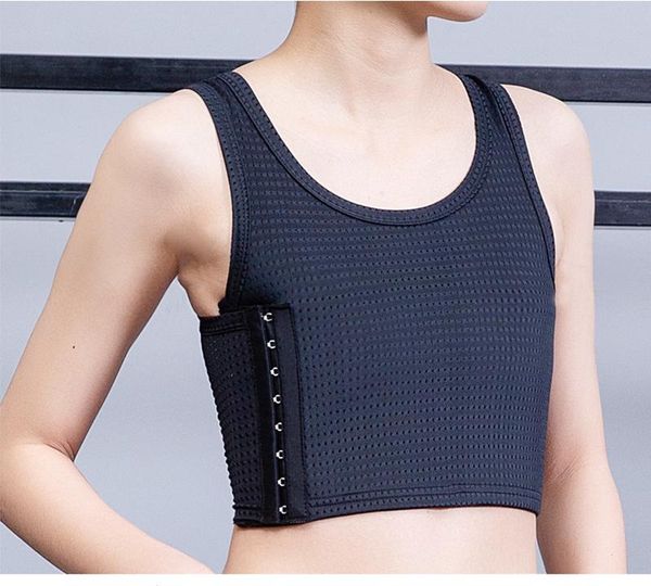 women's shapers chest binder flatten breast shaper vest tomboy trans ftm lesbian slim undershirt breathable mesh 4xl buckle bandage tan, Black;white
women's shapers chest binder flatten breast shaper vest tomboy trans ftm lesbian slim undershirt breathable mesh 4xl buckle bandage tan, Black;white