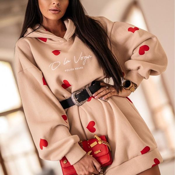 casual dresses 2xl autumn and winter women love hooded dress undefined woman maxi for, Black;gray
casual dresses 2xl autumn and winter women love hooded dress undefined woman maxi for, Black;gray