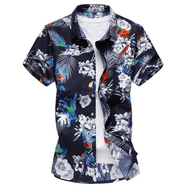 summer shirt men casual short sleeve men's floral shirts hawaii male flower print beach holiday camisa 6xl 7xl sa-8, White;black
summer shirt men casual short sleeve men's floral shirts hawaii male flower print beach holiday camisa 6xl 7xl sa-8, White;black
