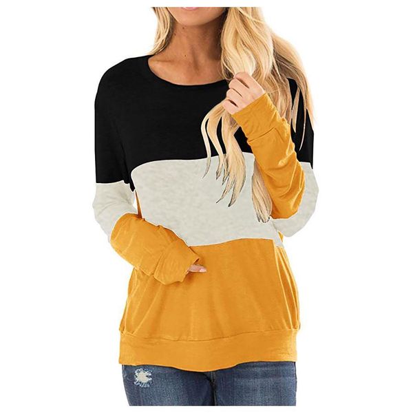 z20 plus size patchwork womens t shirt o neck long sleeve pullover color block for women camiseta letter mujer, White
z20 plus size patchwork womens t shirt o neck long sleeve pullover color block for women camiseta letter mujer, White