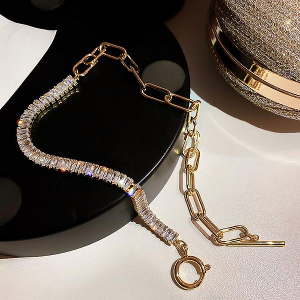 chokers stitching link chain choker necklaces for women girls elegant temperament trendy style luxury crystal necklace fashion jewelry, Golden;silver
chokers stitching link chain choker necklaces for women girls elegant temperament trendy style luxury crystal necklace fashion jewelry, Golden;silver