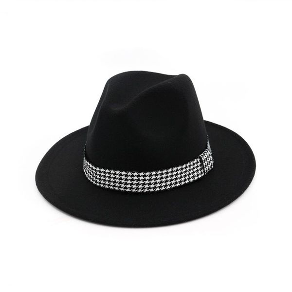 wide brim hats fedora jazz hat plaid belt men wome solid color woolen panama spring autumn felt fashion wholesale, Blue;gray
wide brim hats fedora jazz hat plaid belt men wome solid color woolen panama spring autumn felt fashion wholesale, Blue;gray