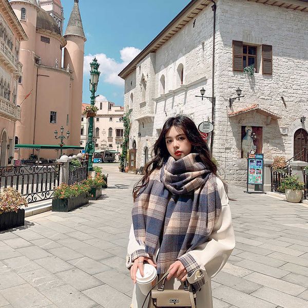 stripe cashmere like scarf shawl dual purpose female korean casual tassel warm bib, Blue;gray
stripe cashmere like scarf shawl dual purpose female korean casual tassel warm bib, Blue;gray