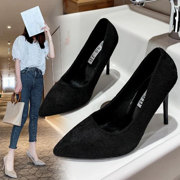 dress shoes 2021 pointed toe women banquet pumps lady wedding party leather casual canvas dancing high heels thin, Black
dress shoes 2021 pointed toe women banquet pumps lady wedding party leather casual canvas dancing high heels thin, Black