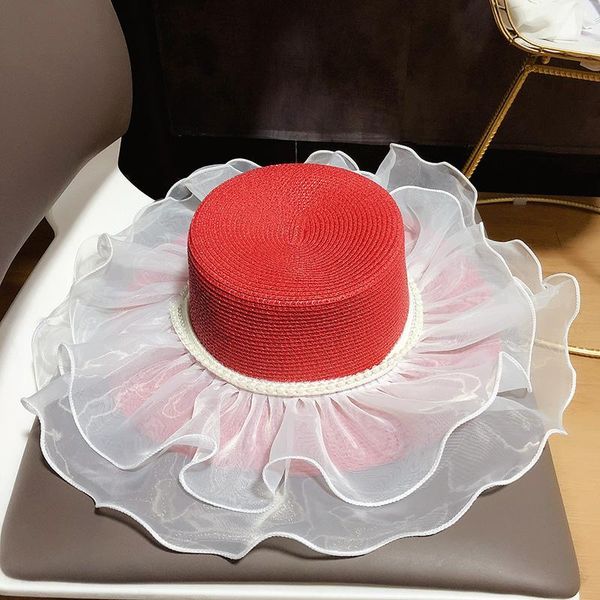 wide brim hats hat, straw korean version, japanese summer thin style, breathable lace, lace and large eaves, Blue;gray
wide brim hats hat, straw korean version, japanese summer thin style, breathable lace, lace and large eaves, Blue;gray