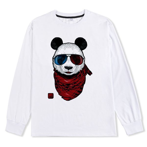 Autumn and Winter Long Sleeve Loose Tops Casual Bottom Shirt Panda Print T-shirt Men's Large, Ct007002
Autumn and Winter Long Sleeve Loose Tops Casual Bottom Shirt Panda Print T-shirt Men's Large, Ct007002